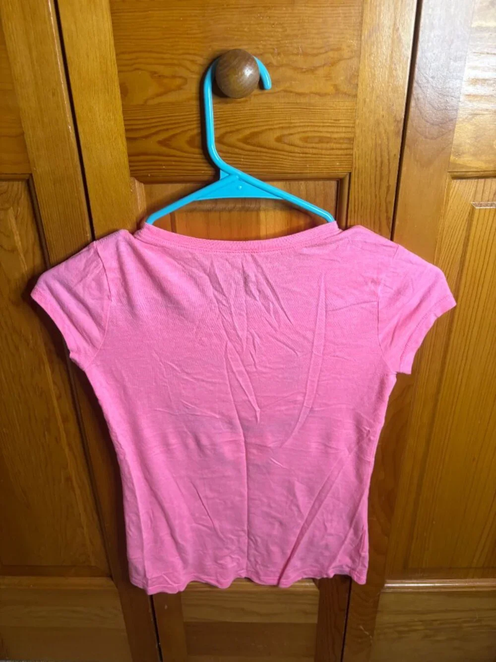 Justice Girls Pink Emoji Rainbow T Shirt (Size 8)